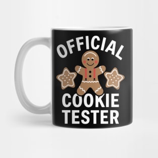 Gingerbread Man Official Cookie Tester Christmas Vibes Mug